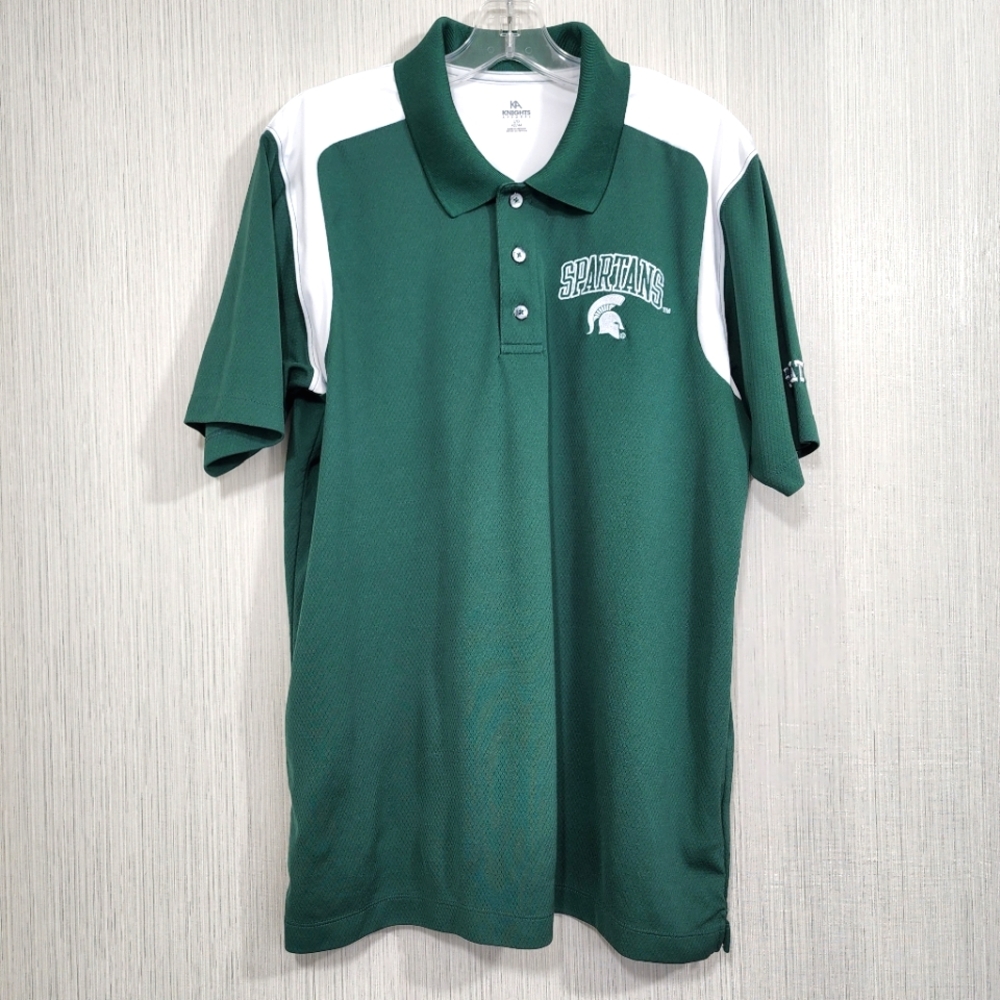 Knights Apparel Michigan State Spartans Athletic Polo